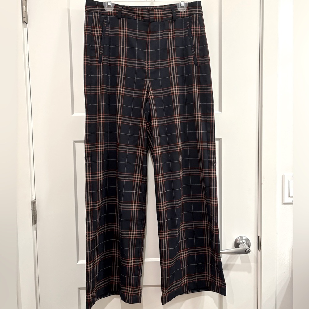 Banana Republic High-Rise Wide-Leg Pants, Size 12 regular